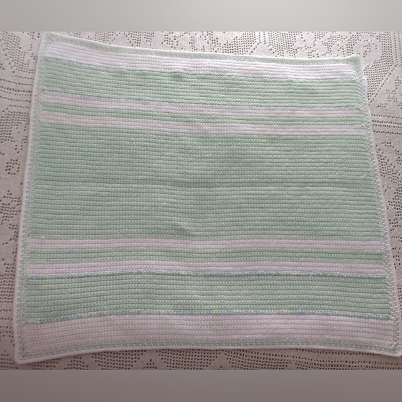 NWOT Handcrafted Baby Afghan - Picture 5 of 5